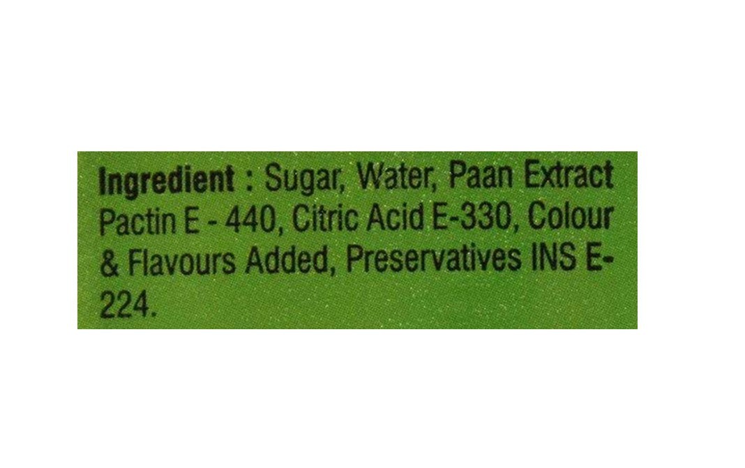 Malvi's Paan Shot Syrup    Bottle  750 millilitre